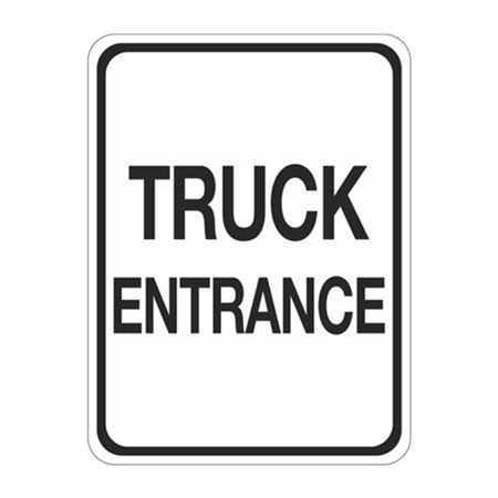 Truck Entrance Sign  18" x 24"